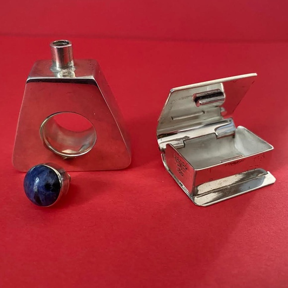 Small Silver Bottle & Book/Box - Picture 2 of 9